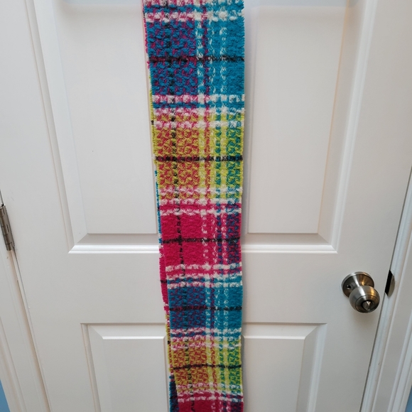 Burberry Multi Color Plaid Scarf Wool & Angora - Picture 5 of 8